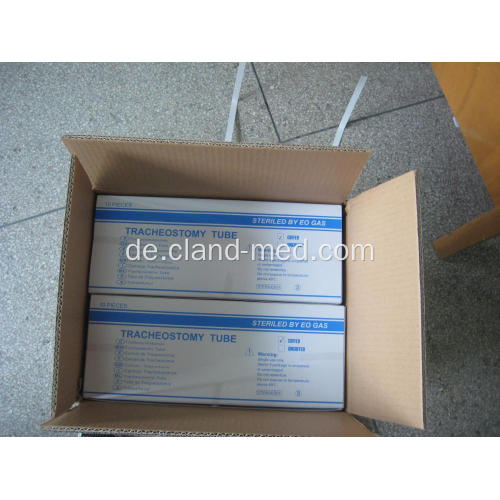 Chirurgisches steriles Wegwerf-PVC-Tracheotomierohr mit Manschette